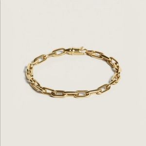 Kinn Micro Link Bracelet 7” 14k gold